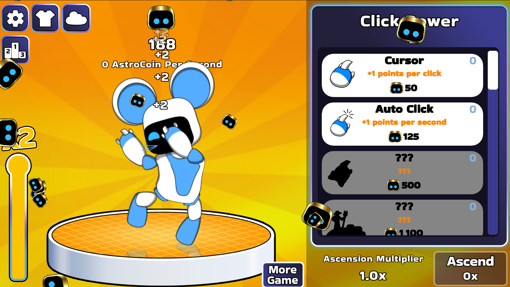 Astro Robot Clicker Games