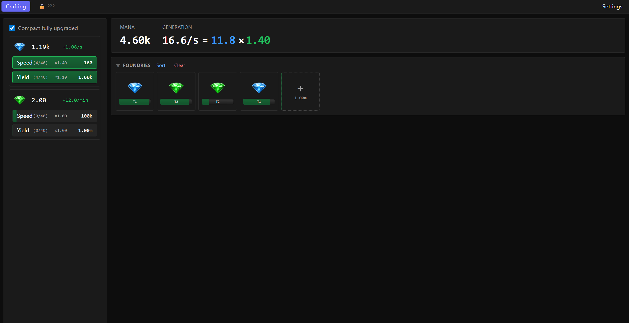 Evercraft Idle Game Screenshot