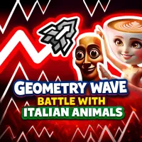 Geometry Wave Battle with Italian Animals