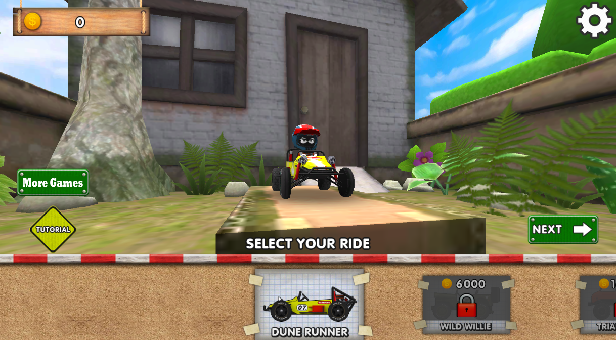 Hill Sprint Game Screenshot